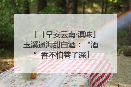 「早安云南·滇味」玉溪通海甜白酒：“酒”香不怕巷子深