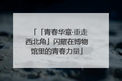 「青春华章·重走西北角」闪耀在博物馆里的青春力量