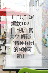 “县”定爆款107｜“机”智共享 解锁“特种兵团”的N种可能