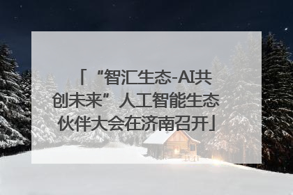 “智汇生态-AI共创未来”人工智能生态伙伴大会在济南召开