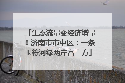 生态流量变经济增量！济南市市中区：一条玉符河绿两岸富一方