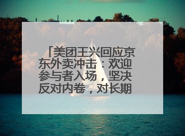 美团王兴回应京东外卖冲击：欢迎参与者入场，坚决反对内卷，对长期很有信心
