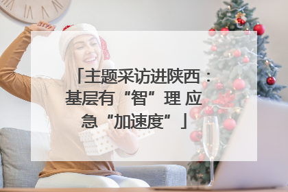 主题采访进陕西：基层有“智”理 应急“加速度”