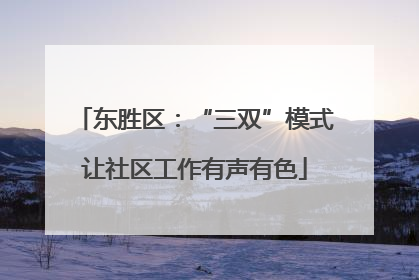 东胜区：“三双”模式让社区工作有声有色