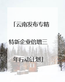 云南发布专精特新企业倍增三年行动计划
