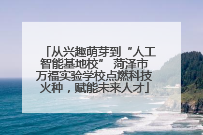 从兴趣萌芽到“人工智能基地校” 菏泽市万福实验学校点燃科技火种，赋能未来人才