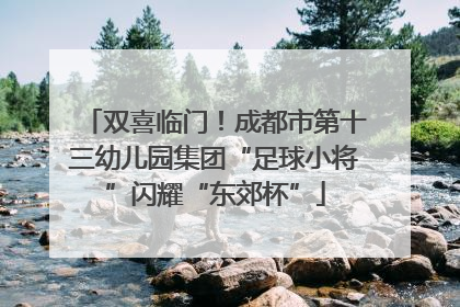 双喜临门！成都市第十三幼儿园集团“足球小将”闪耀“东郊杯”