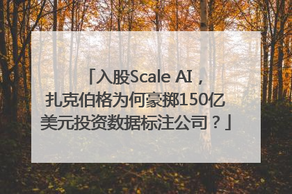 入股Scale AI，扎克伯格为何豪掷150亿美元投资数据标注公司？