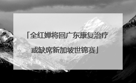 全红婵将回广东康复治疗 或缺席新加坡世锦赛