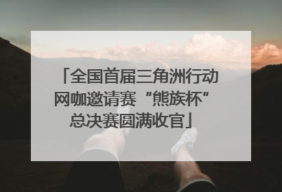 全国首届三角洲行动网咖邀请赛“熊族杯”总决赛圆满收官