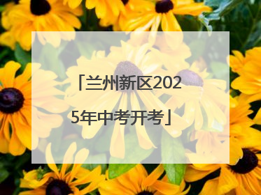 兰州新区2025年中考开考