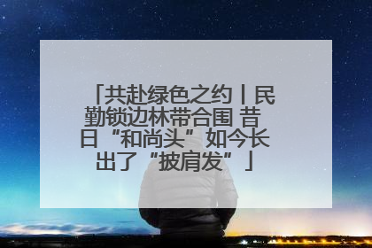 共赴绿色之约丨民勤锁边林带合围 昔日“和尚头”如今长出了“披肩发”