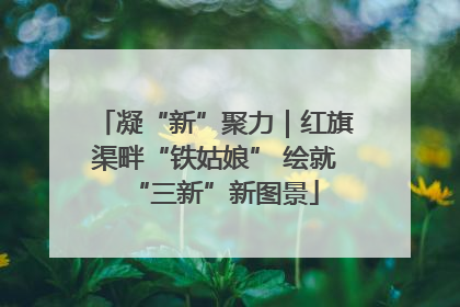凝“新”聚力｜红旗渠畔“铁姑娘” 绘就“三新”新图景