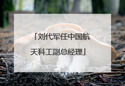 刘代军任中国航天科工副总经理