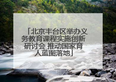 北京丰台区举办义务教育课程实施创新研讨会 推动国家育人蓝图落地