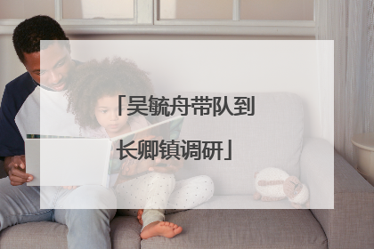 吴毓舟带队到长卿镇调研