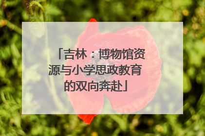 吉林：博物馆资源与小学思政教育的双向奔赴