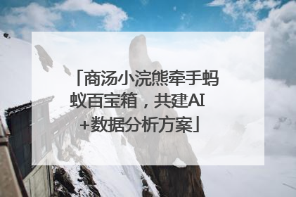 商汤小浣熊牵手蚂蚁百宝箱，共建AI+数据分析方案