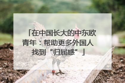 在中国长大的中东欧青年：帮助更多外国人找到“归属感”