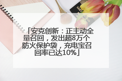 安克创新：正主动全量召回，发出超8万个防火保护袋，充电宝召回率已达10%