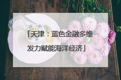 天津：蓝色金融多维发力赋能海洋经济