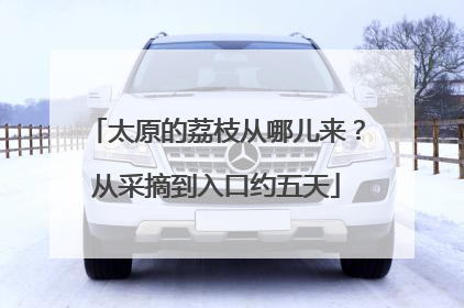 太原的荔枝从哪儿来？从采摘到入口约五天