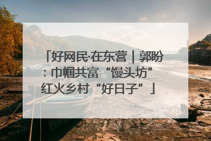 好网民·在东营｜郭盼：巾帼共富“馒头坊” 红火乡村“好日子”