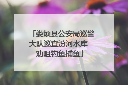 娄烦县公安局巡警大队巡查汾河水库 劝阻钓鱼捕鱼