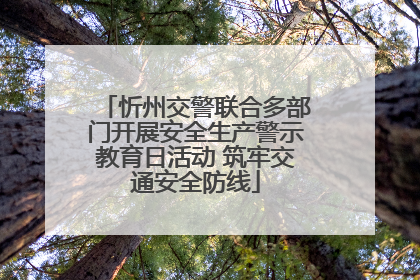 忻州交警联合多部门开展安全生产警示教育日活动 筑牢交通安全防线