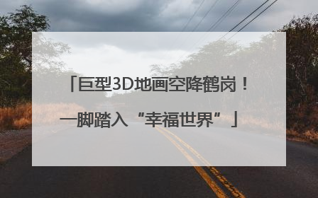 巨型3D地画空降鹤岗！一脚踏入“幸福世界”