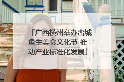 广西横州举办峦城鱼生美食文化节 推动产业标准化发展