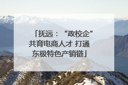 抚远：“政校企”共育电商人才 打通东极特色产销链