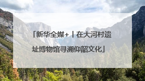 新华全媒+丨在大河村遗址博物馆寻溯仰韶文化