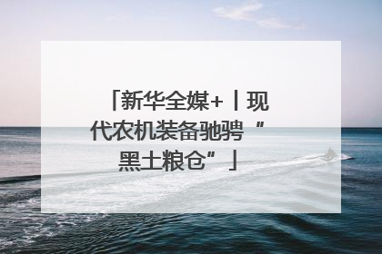 新华全媒+丨现代农机装备驰骋“黑土粮仓”