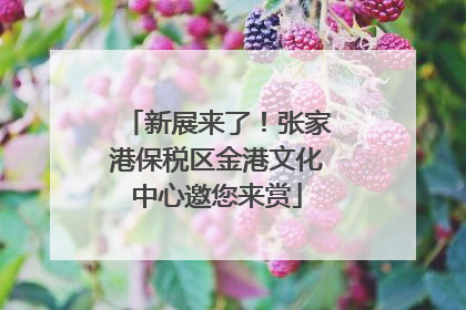 新展来了！张家港保税区金港文化中心邀您来赏