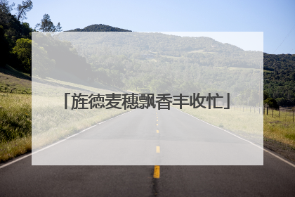 旌德麦穗飘香丰收忙