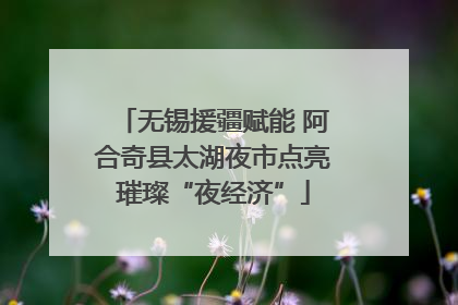 无锡援疆赋能 阿合奇县太湖夜市点亮璀璨“夜经济”