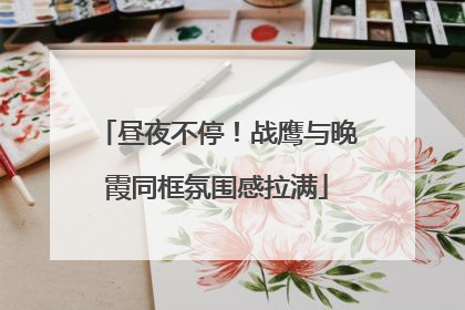 昼夜不停！战鹰与晚霞同框氛围感拉满