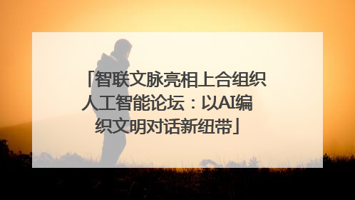 智联文脉亮相上合组织人工智能论坛：以AI编织文明对话新纽带