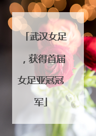 武汉女足，获得首届女足亚冠冠军