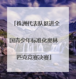 株洲代表队挺进全国青少年标准化奥林匹克竞赛决赛