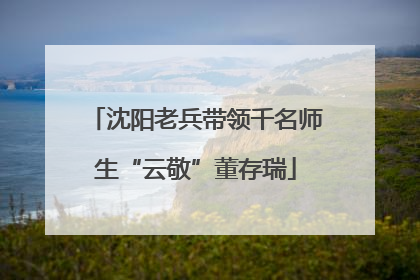 沈阳老兵带领千名师生“云敬”董存瑞