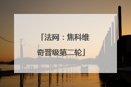 法网：焦科维奇晋级第二轮