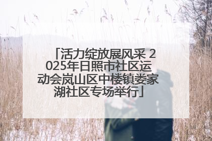 活力绽放展风采 2025年日照市社区运动会岚山区中楼镇娄家湖社区专场举行
