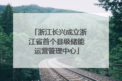 浙江长兴成立浙江省首个县级储能运营管理中心