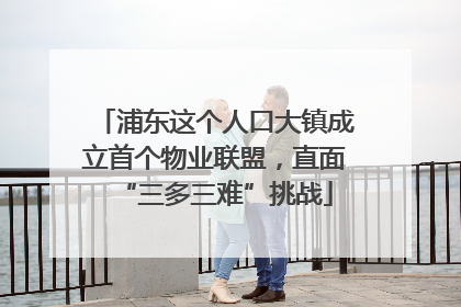 浦东这个人口大镇成立首个物业联盟，直面“三多三难”挑战