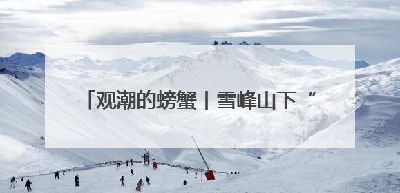 观潮的螃蟹丨雪峰山下“一粒种子”撬动大文旅