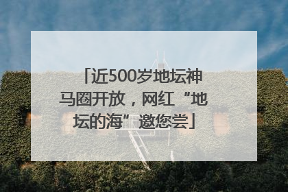 近500岁地坛神马圈开放，网红“地坛的海”邀您尝