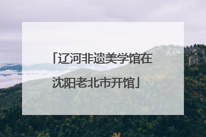 辽河非遗美学馆在沈阳老北市开馆
