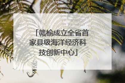 赣榆成立全省首家县级海洋经济科技创新中心